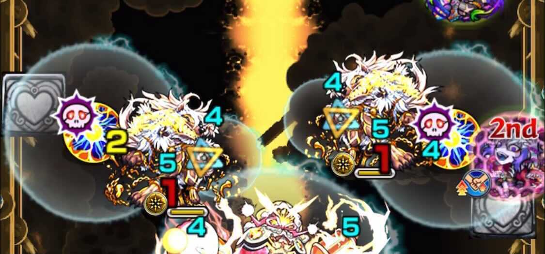 ペアザコを同時に倒す