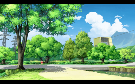 はなの川、交差点の詳細位置