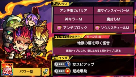 デビルズパンクインフェルノ ステータス