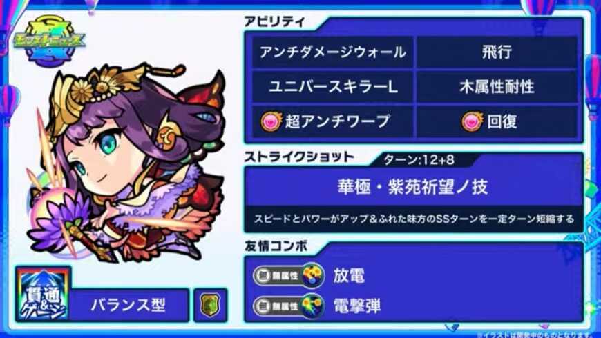 紫苑 ステータス