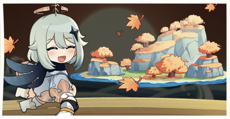 紅葉に染まる郊外