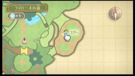 新種の植物の場所