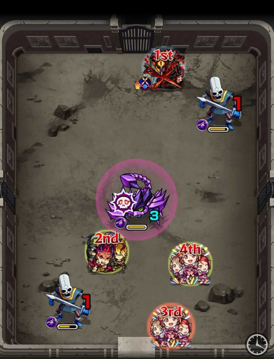 ヒュンケル ステージ2 移動後