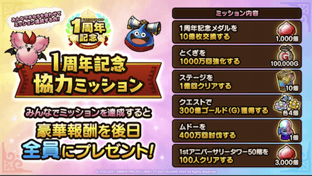 1周年記念協力ミッション