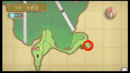 ルーレットの場所