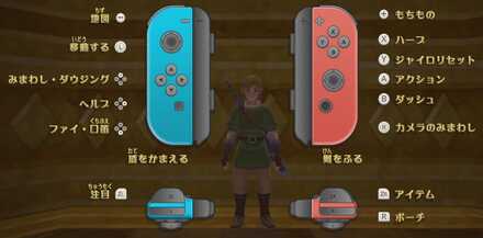 Joy-Conの操作方法