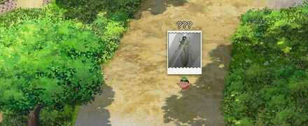 あみを振って虫を捕まえる