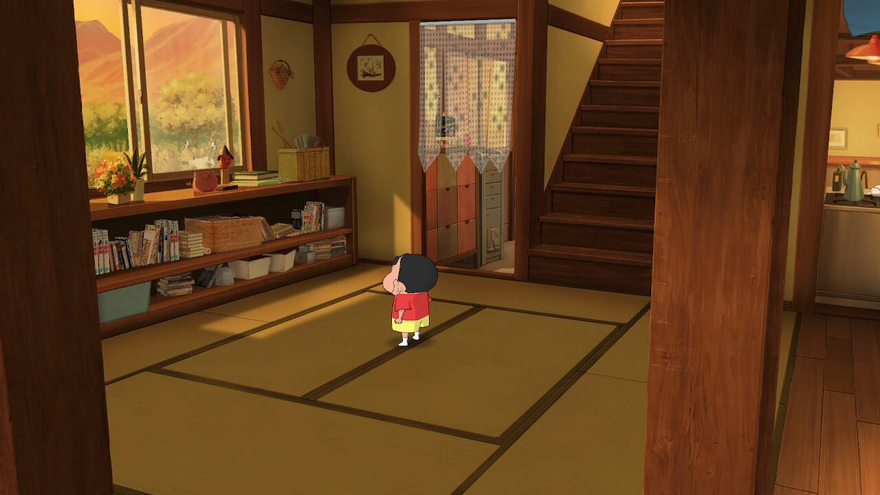 柱に身長測定の跡がある