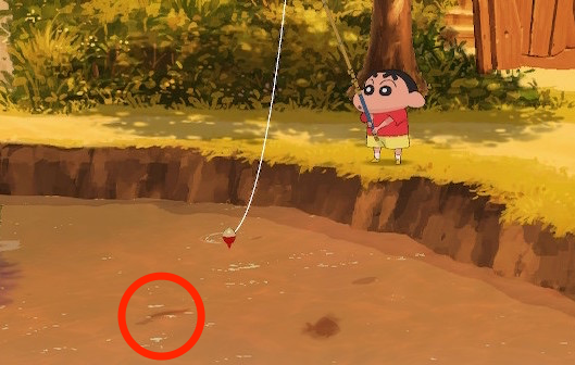 タウナギの魚影