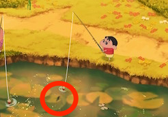 ニッポンバラタナゴの魚影