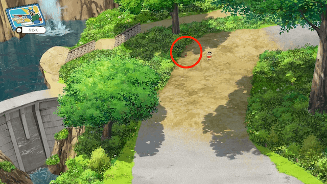 水源の森ダム(通路側)