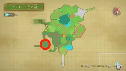 ボコブリンに襲われているキュイ族の場所