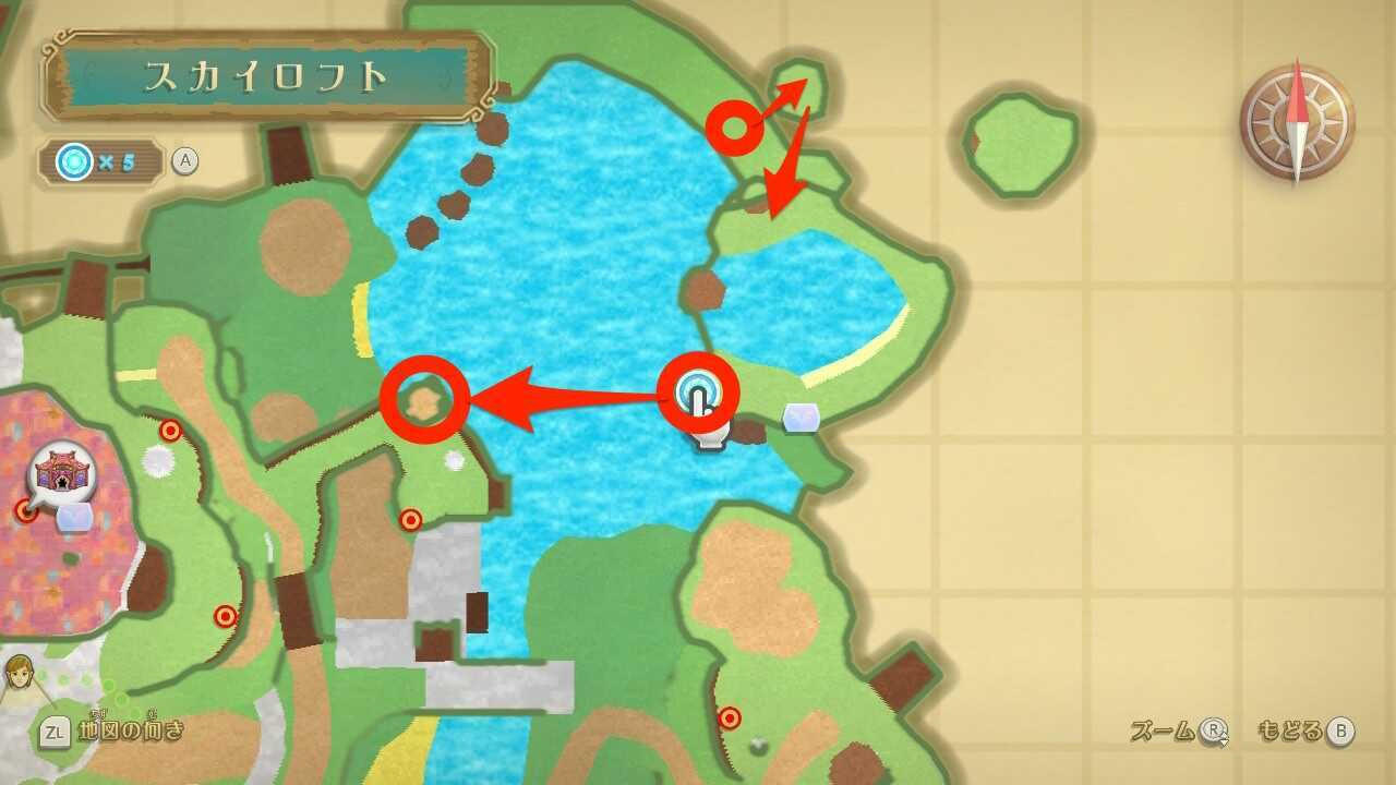 ガラガラの場所