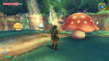 キラキラしたきのこ