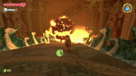 バクダンを当てる