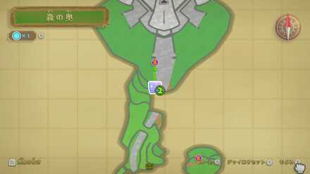 女神キューブ②の場所