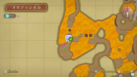 女神キューブ④の場所