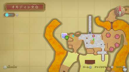 女神キューブ⑦の場所