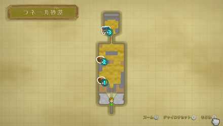 北の倉庫のマップ