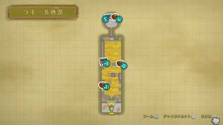 東の倉庫のマップ