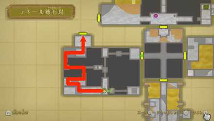 北西の扉へのルート