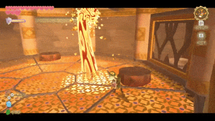 水をかけて砕く