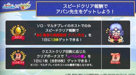 スピードクリア報酬