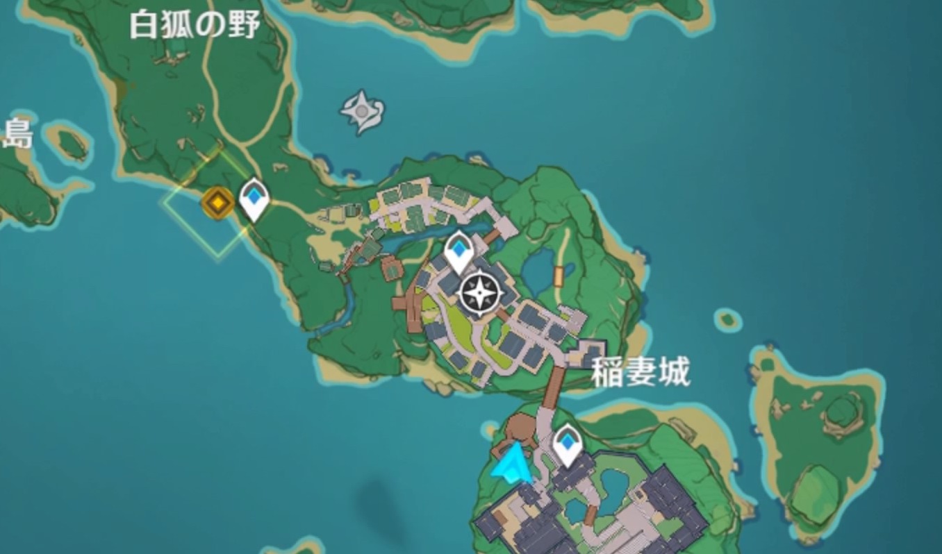 鳴神島の海辺に行く