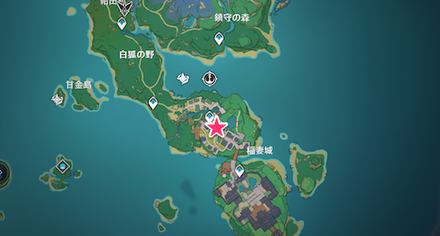 キャサリン稲妻にてのマップ