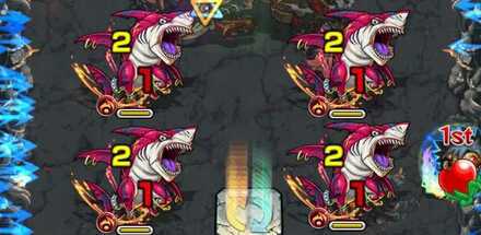 サメとボスはHP共有