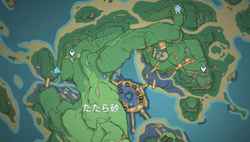 指定された地点にビーコンを置きに行く