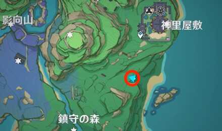 影向祓のマップ