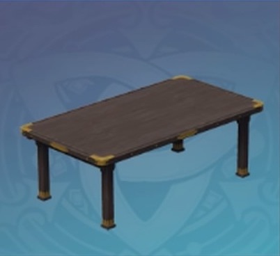 夢見材の長テーブル