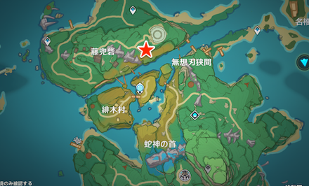 オロバシの遺事のマップ