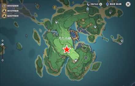 刀の夢のマップ