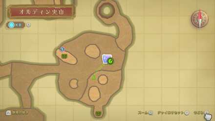 女神キューブ⑥の場所