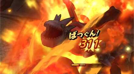 スライムのしゃくねつが大活躍