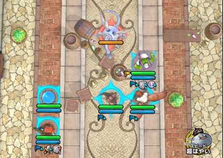 右側に誘導する