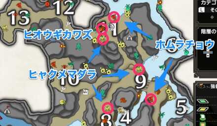 環境生物の場所