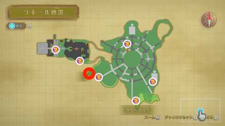 ラネール洞窟の場所