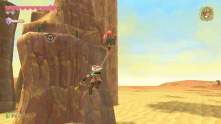 宙に浮いた植物