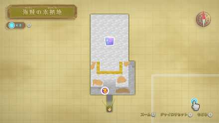 海賊の本拠地のマップ