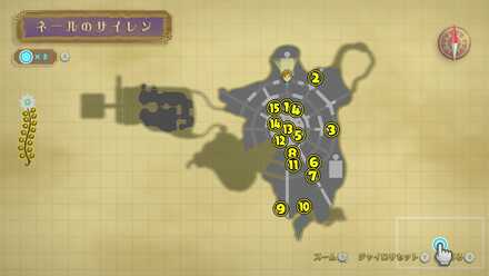 ネールのサイレンのマップ