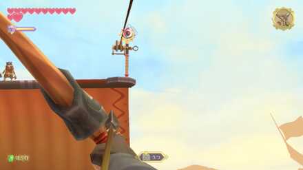 船首側のリフトのスイッチ