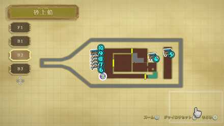 砂上船B2のマップ