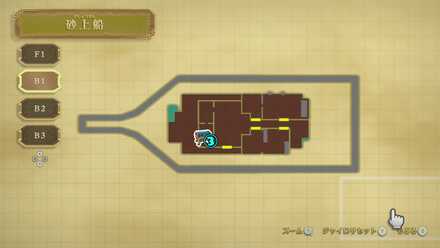 砂上船B1のマップ