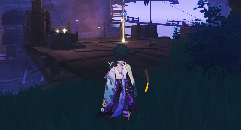 御影炉心に近づく