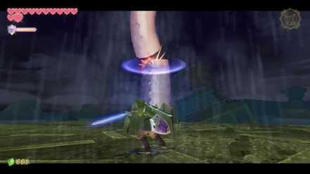 スカイウォードで触手を斬り落とす