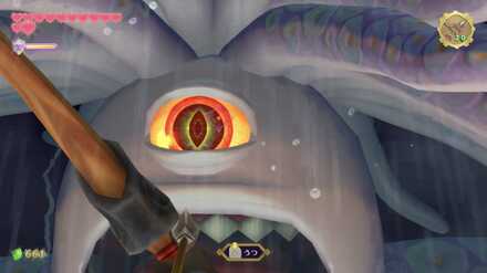 ダイダゴスの目を弓で射抜く