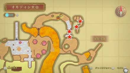 ボコブリン(弓)とモリブリン(鉄の盾)の場所